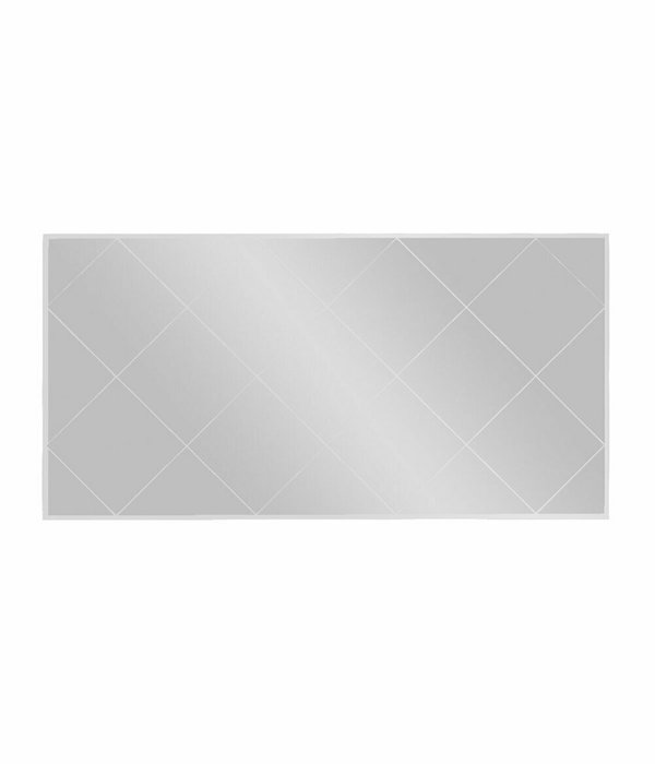 Настенное прямоугольное зеркало Argyle 60х120 в раме белого цвета