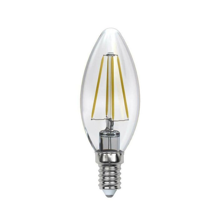 Лампа светодиодная филаментная (UL-00002862) Uniel E14 5W 4000K LED-C35-5W/NW/E14/CL/DIM GLA01TR Лампа светодиодная филаментная (UL-00002862) Uniel E14 5W 4000K LED-C35-5W/NW/E14/CL/DIM GLA01TR