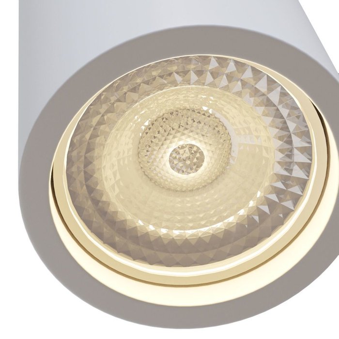 Потолочный светильник Conik gyps белый  - купить Накладные споты по цене 2190.0
