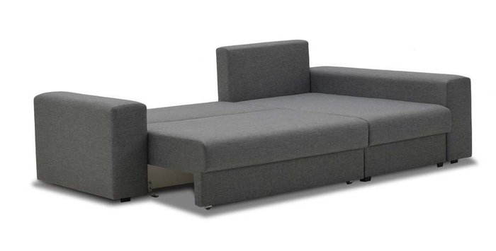 Угловой диван-кровать Майами серого цвета - лучшие Угловые диваны в INMYROOM