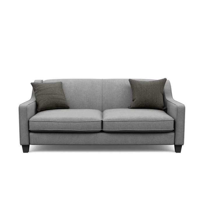 Трехместный диван-кровать Агата L серого цвета
