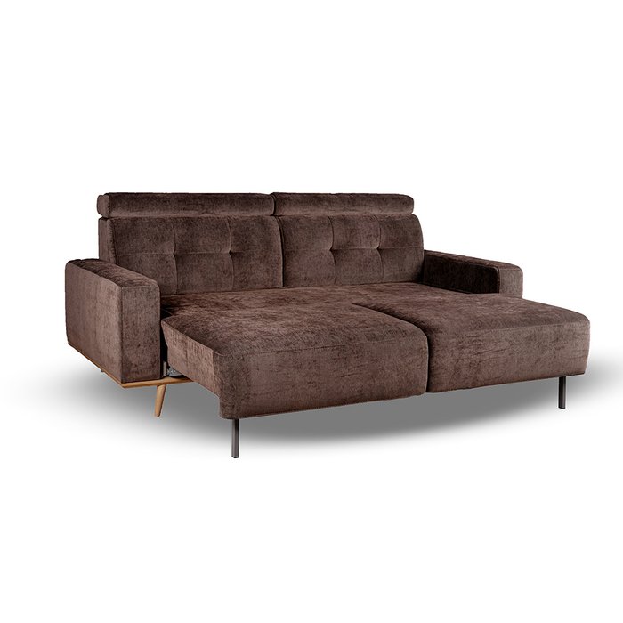 Диван-кровать Shantar коричневого цвета - купить Прямые диваны по цене 91650.0