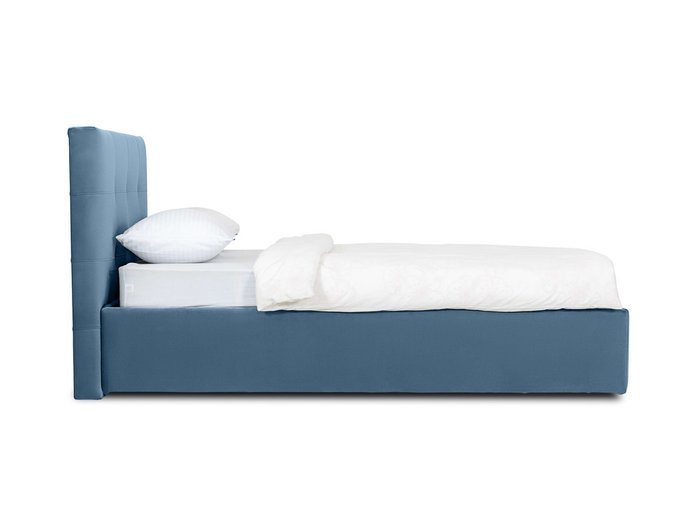 Кровать Queen Anna Lux 160х200 сенего цвета с подъемным механизмом  - лучшие Кровати для спальни в INMYROOM