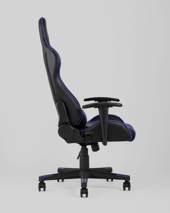 Кресло игровое Top Chairs Diablo черно-синего цвета - лучшие Офисные кресла в INMYROOM