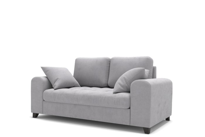 Диван Vittorio MT двухместный светло-серый - лучшие Прямые диваны в INMYROOM