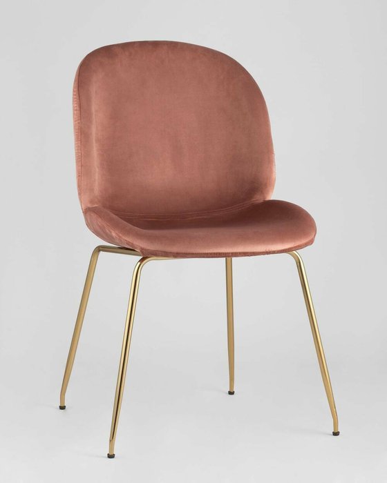 Стул Beetle пудрового цвета - купить Обеденные стулья по цене 10990.0