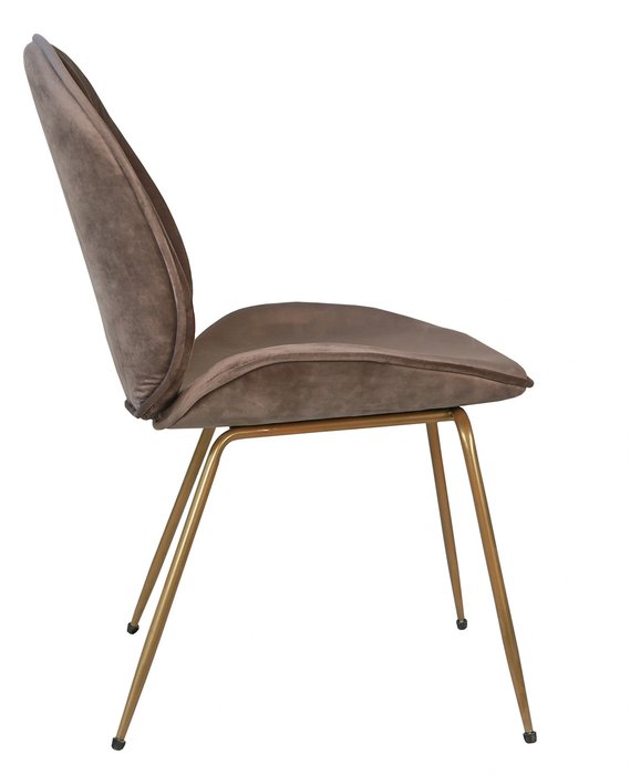 Стул Scoop taupe коричневого цвета - лучшие Обеденные стулья в INMYROOM
