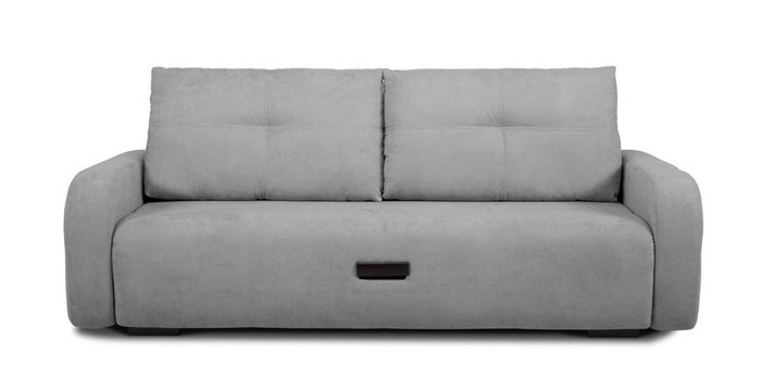 Прямой диван-кровать Энио серого цвета