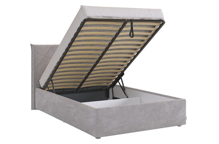 Кровать Квест 120х200 серого цвета с подъемным механизмом - лучшие Кровати для спальни в INMYROOM