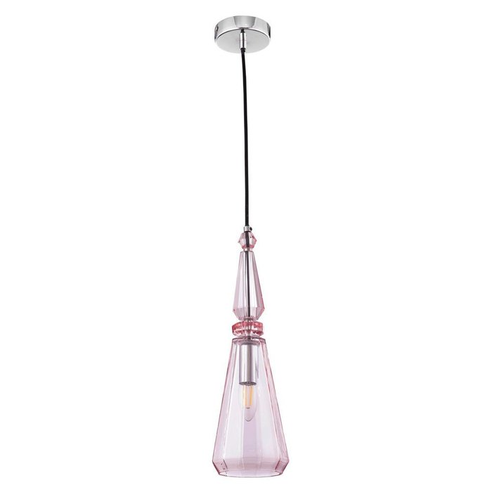 Подвесной светильник Sunshine с плафоном розового цвета - купить Подвесные светильники по цене 8100.0