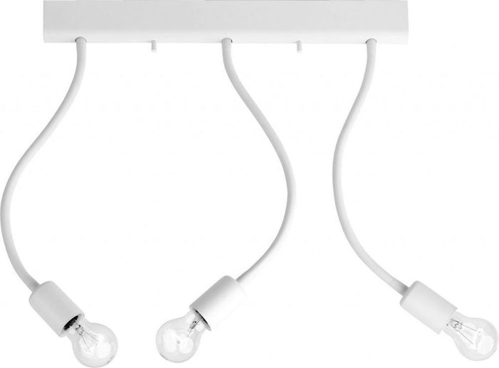Подвесной светильник Flex белого цвета на три лампочки