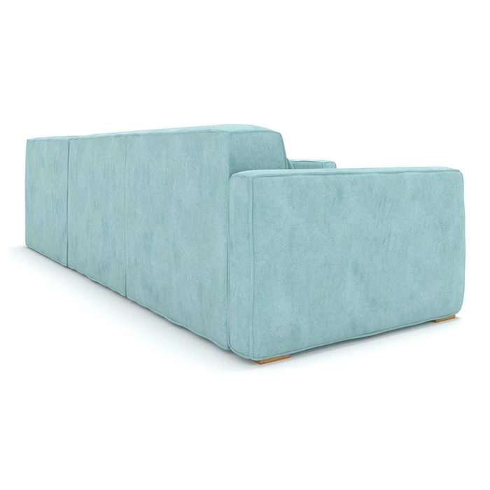  Модульный угловой диван Cubus голубого цвета - лучшие Угловые диваны в INMYROOM