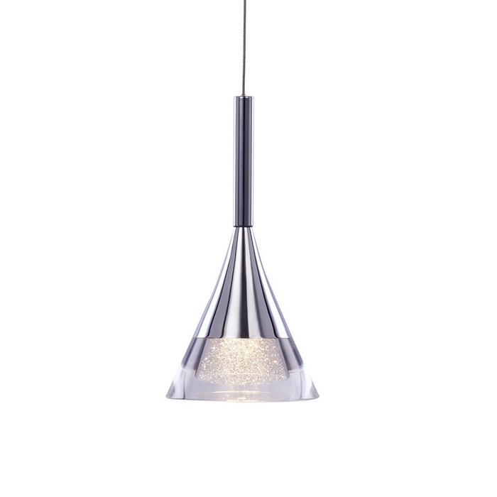 Подвесной светильник Illuminati Gioiello с плафоном из металла и прозрачного стекла - лучшие Подвесные светильники в INMYROOM