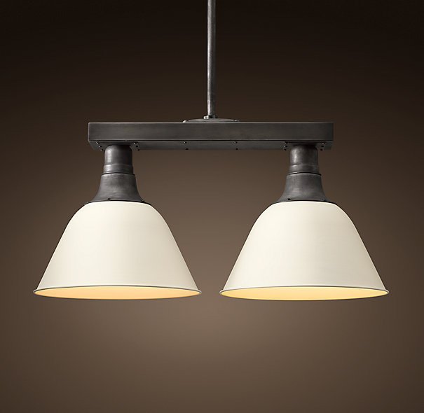 Потолочная лампа с 2 плафонами Потолочная лампа с 2 плафонами