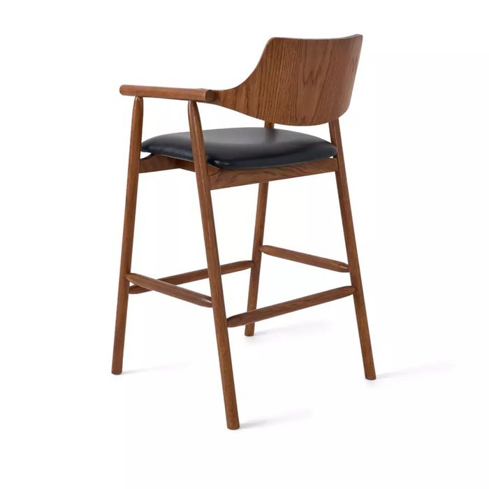 Барный стул Viggo коричнево-черного цвета - лучшие Барные стулья в INMYROOM