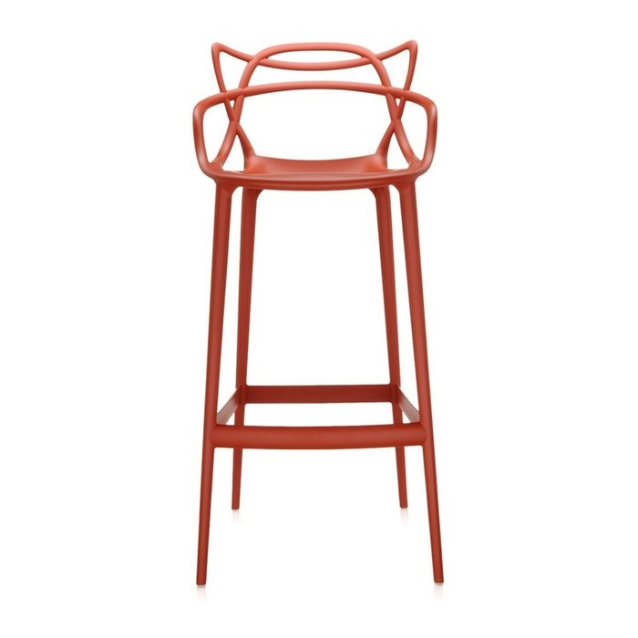 Барный стул Masters матово-оранжевого цвета - купить Барные стулья по цене 50123.0