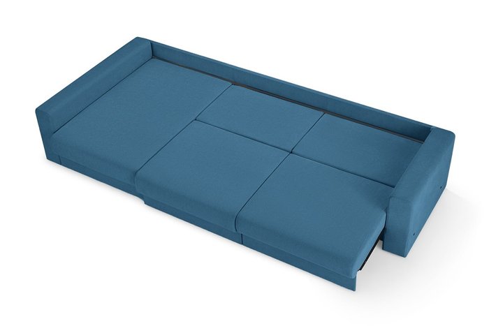 Угловой диван-кровать Модена синего цвета - купить Угловые диваны по цене 74160.0