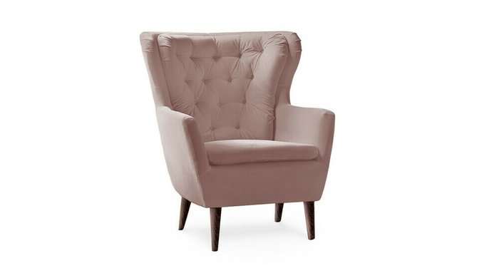 Кресло Дерби темно-розового цвета - лучшие Интерьерные кресла в INMYROOM