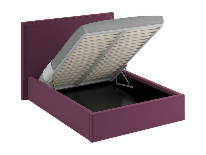 Кровать Blues пурпурного цвета с подъёмным механизмом 160x200 - купить Кровати для спальни по цене 63900.0