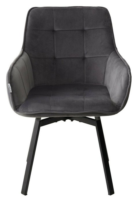 Стул поворотный Maverick серого цвета - лучшие Интерьерные кресла в INMYROOM