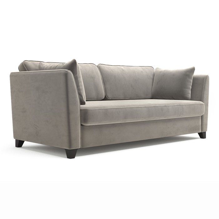 Трехместный диван Wolsly MT серого цвета - купить Прямые диваны по цене 57400.0