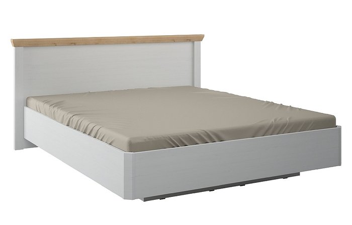 Кровать Магнум 160х200 белого цвета - лучшие Кровати для спальни в INMYROOM
