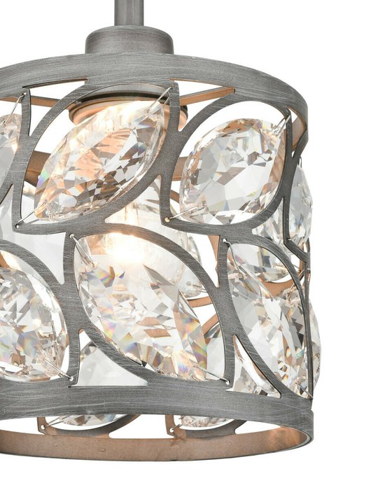 Подвесной светильник Rosa цвета античное серебро - лучшие Подвесные светильники в INMYROOM