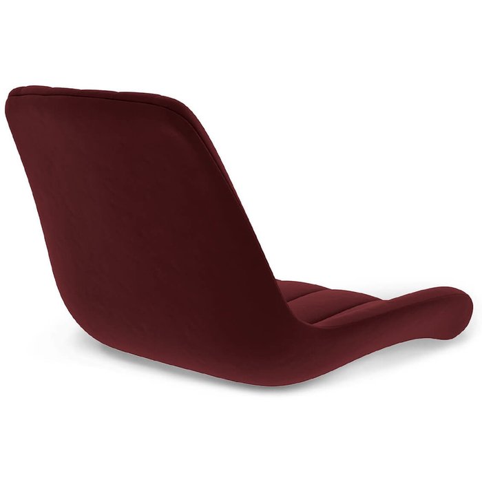 Обеденный Propus бордового цвета на металлическом каркасе - лучшие Обеденные стулья в INMYROOM