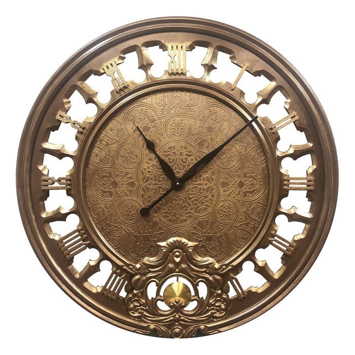 Настенные часы Fago латунного цвета