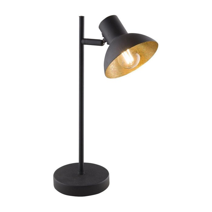 Настольная лампа Lotte черного цвета