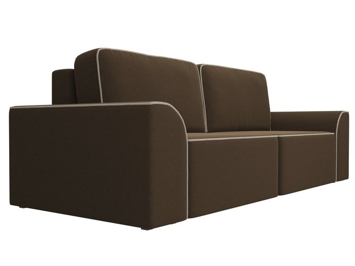 Прямой диван-кровать Вилсон коричневого цвета - лучшие Прямые диваны в INMYROOM