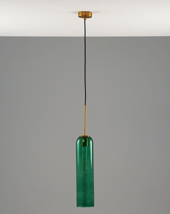 Подвесной светильник Celebria с зеленым плафоном - лучшие Подвесные светильники в INMYROOM