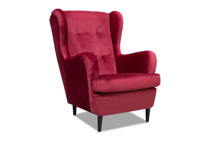 Кресло Энзо красного цвета