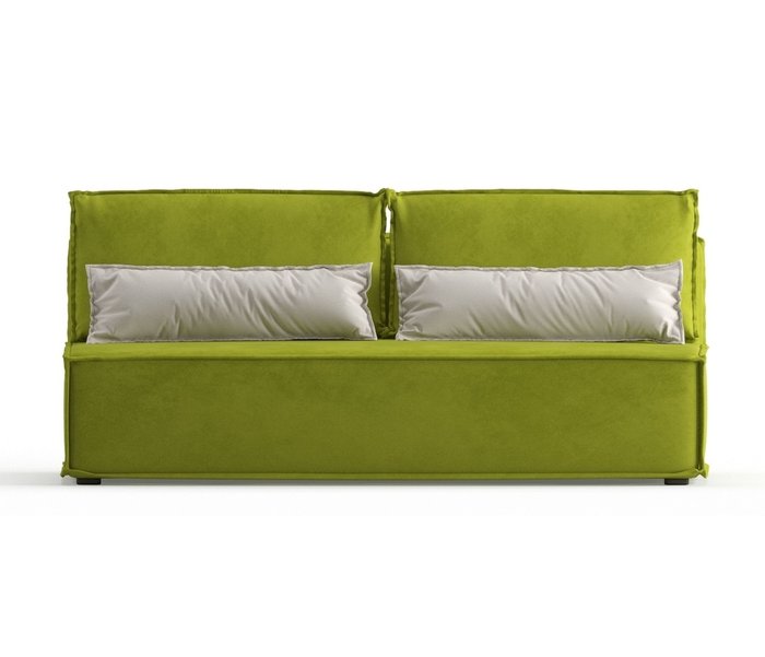 Диван-кровать Ли Рой Лайт в обивке из велюра светло-зеленого цвета - купить Прямые диваны по цене 26250.0
