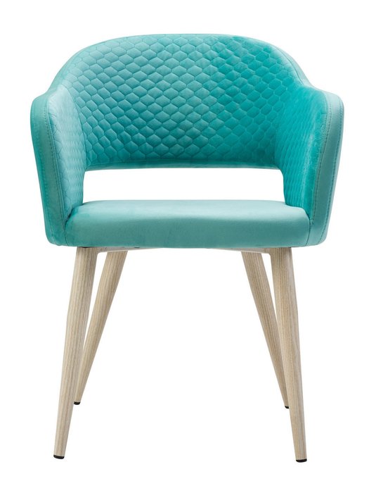 Кресло Oscar Lux Mint ментолового цвета - лучшие Обеденные стулья в INMYROOM