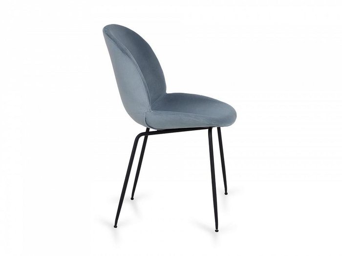 Стул Beetle серо-синего цвета - лучшие Обеденные стулья в INMYROOM