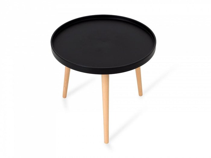 Кофейный стол Kid черного цвета - купить Кофейные столики по цене 4990.0