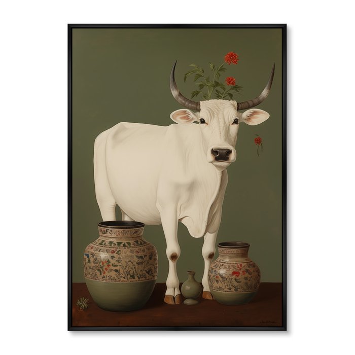 Репродукция картины Cows, No 1, 2024г.
