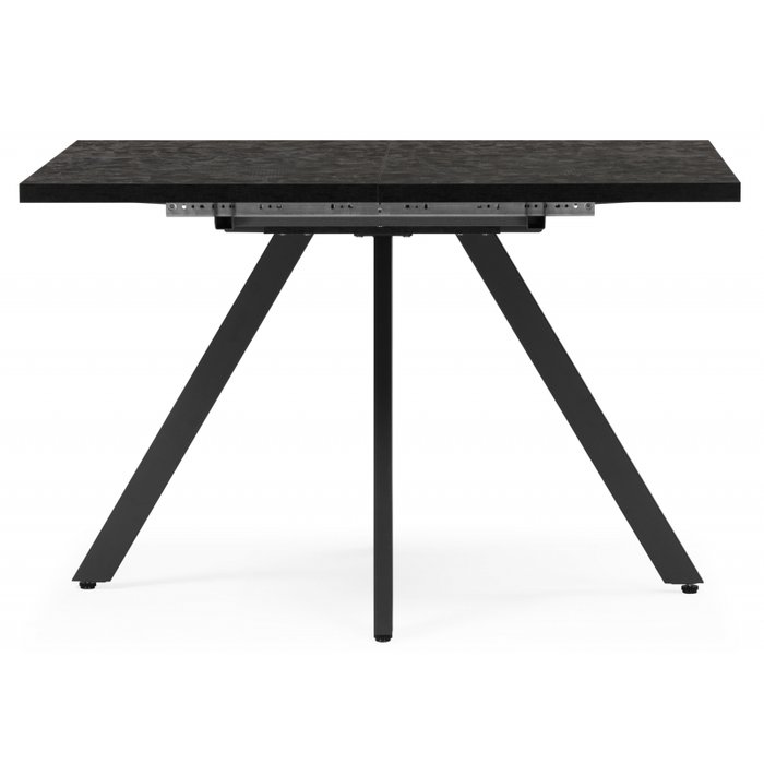 Раздвижной обеденный стол Keon 77х116 черного цвета - лучшие Обеденные столы в INMYROOM