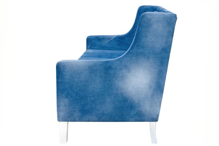 Прямой диван Cade синего цвета - лучшие Прямые диваны в INMYROOM