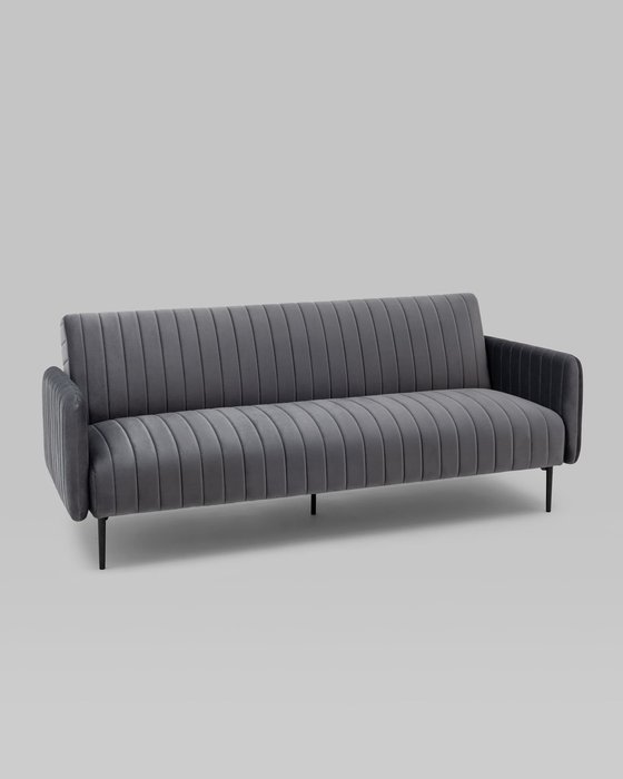 Диван-кровать Дрезден серого цвета - купить Прямые диваны по цене 49990.0