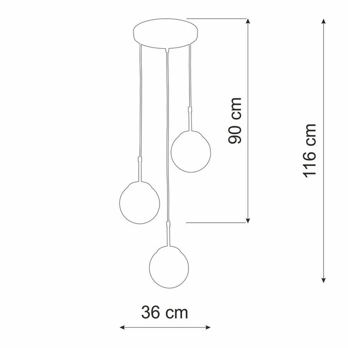 Люстра V4872-8/3S, 3xE14 макс. 40Вт - купить Подвесные системы по цене 10524