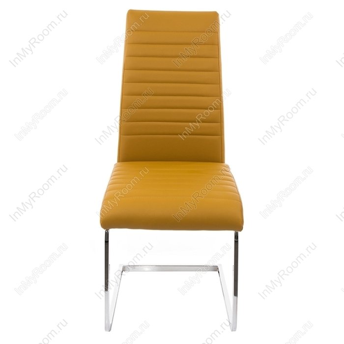 Стул Avrora желтого цвета - купить Обеденные стулья по цене 3950.0