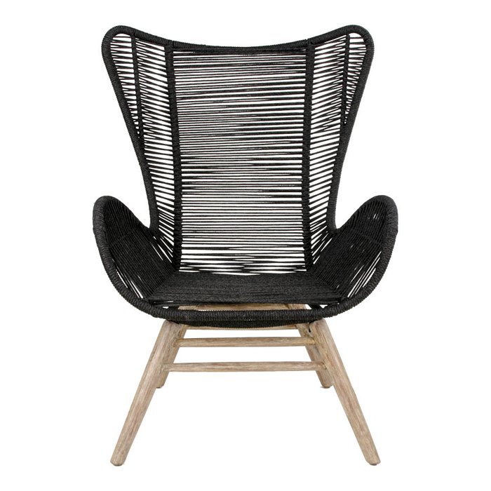 Кресло Helsinki черного цвета - купить Садовые кресла по цене 52100.0