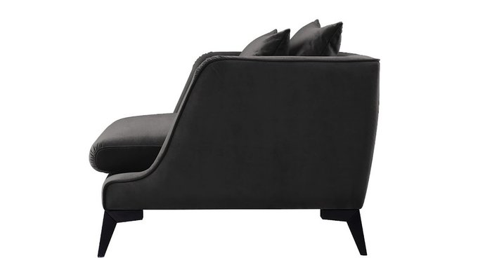 Кресло Dimension simple темно-серого цвета - лучшие Интерьерные кресла в INMYROOM