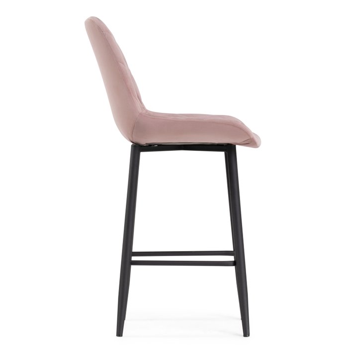 Стул полубарный Баодин розового цвета - лучшие Барные стулья в INMYROOM