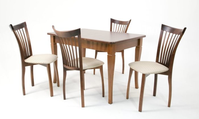 Обеденная группа Моцарт 120 цвета орех