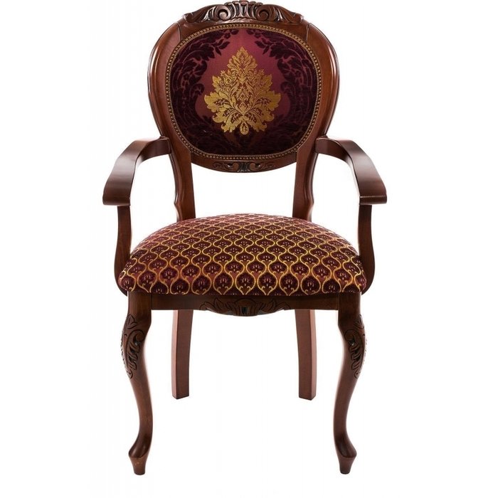 Стул Adriano бордового цвета - лучшие Обеденные стулья в INMYROOM