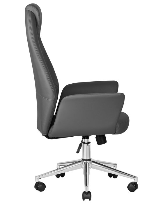 Офисное кресло для руководителей Colton серого цвета - лучшие Офисные кресла в INMYROOM