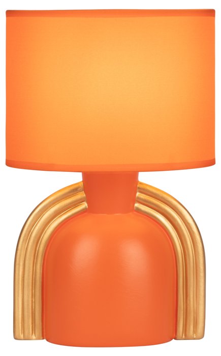Настольная лампа Bella Б0057263 (ткань, цвет оранжевый)